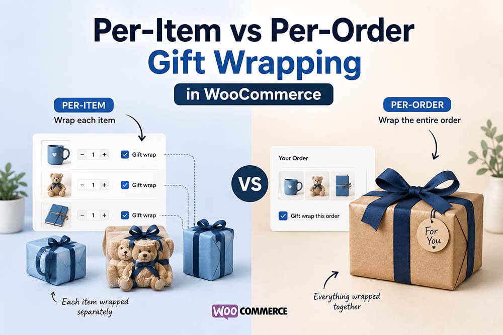 Per-Item vs Per-Order Gift Wrapping in WooCommerce